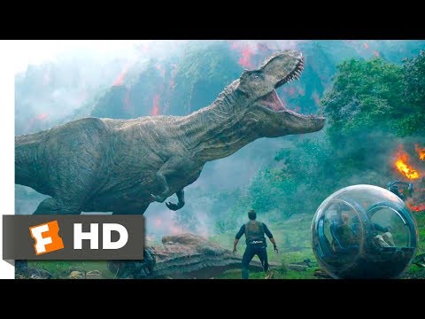 Jurassic World: Fallen Kingdom (2018) - Saved by Rexy Scene (4/10) | Movieclips
