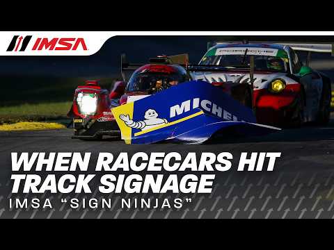 Who Fixes All the Signs? | Go Behind The Scenes at IMSA With The Team Who Repairs Track Signs