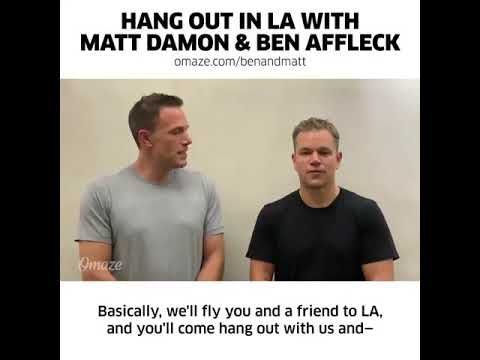 Ben Affleck and Matt Damon roasting each other