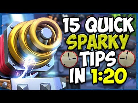 15 QUICK Tips About: Sparky⚡- Clash Royale