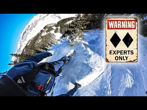 Snowboarding the STEEPEST Slope in North America