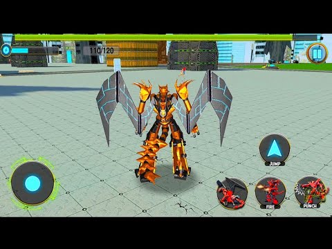 Incredible Dragon Robot Transformation 3D (By Tap2Play) #2 - Android Gameplay