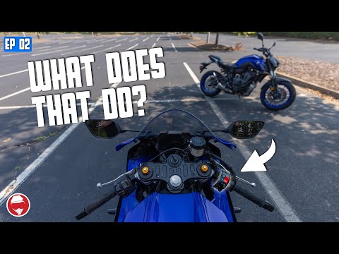 Yamaha R7 Motorcycle Controls EXPLAINED! | Learn to Ride a MOTORCYCLE Series - Ep 02