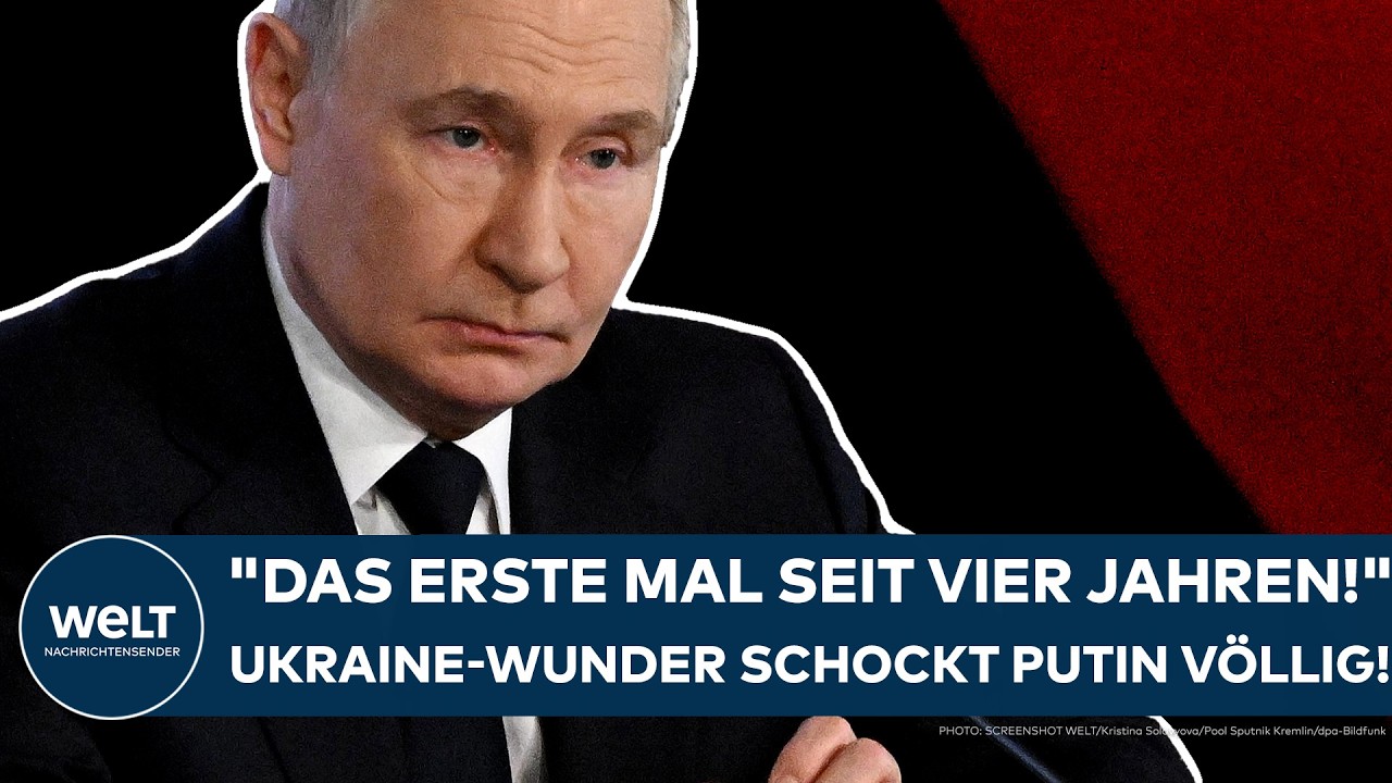 PUTINS KRIEG: "Das erste Mal seit vier Jahren!" Ukraine-Wunder schockt die Russen völlig!