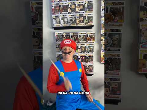 Mario, Luigi, Arnold and Steve play drums #funny #comedy #relatable #humor #skit