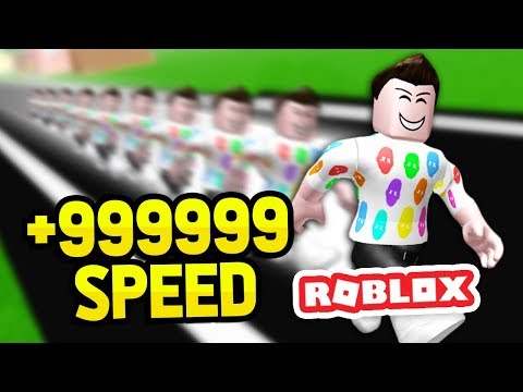 +999999 SPEED *FASTEST* PERSON IN ROBLOX SPEED SIMULATOR 2