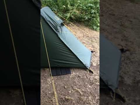 Nordisk Svalbard outside and Msr Hubba Hubba, size comparison