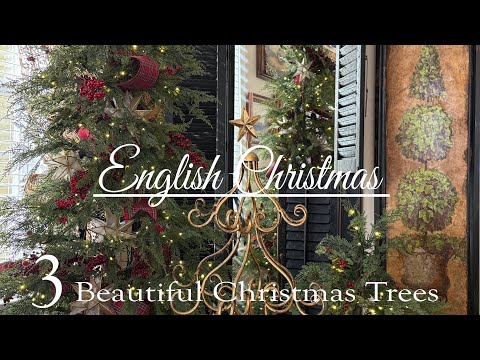 How to Decorate Viral Walmart Christmas Tree || English Tartan Christmas Living Room