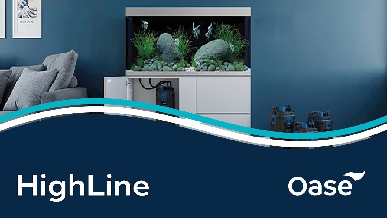 OASE Aquarienkombination HighLine 300 Raumteiler, Schwarz, 302 l OASE Aquarienkombination HighLine 300 Raumteiler, Schwarz, 302 l