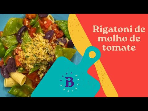 Rigatoni com molho de tomate fresco e ervilhas fica pronto em 30 minutos | Edu Guedes | The Chef