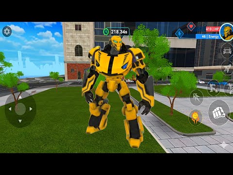 Bumblebee Robot Car Transformers Battle Of the City Game 2025 - Android Gameplay