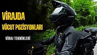 VİRAJDA VÜCUT POZİSYONLARI #motosiklet 