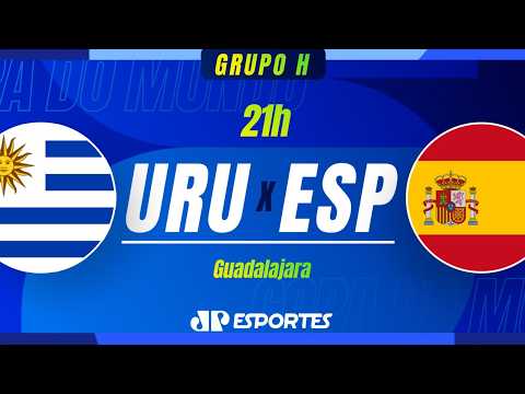 Uruguai x Espanha – AO VIVO – 26/06/2026 – Copa do Mundo
