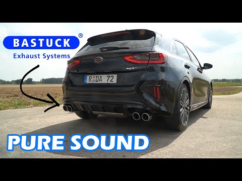 2019 Kia Ceed GT | Revs & Acceleration Sound | Bastuck exhaust