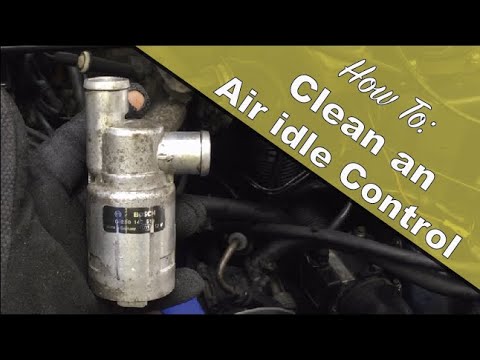 How to Remove, Clean and Replace the Air Idle Control - Volvo 240 B230F Bosch