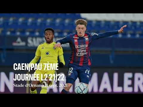CAEN / PAU 1-2 But de Rivierez J7 21/22 Stade d’Ornano