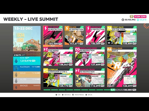 The Crew 2: "Lucha Libre" Summit + My Vehicle Settings (Platinum Score 1,313,907)