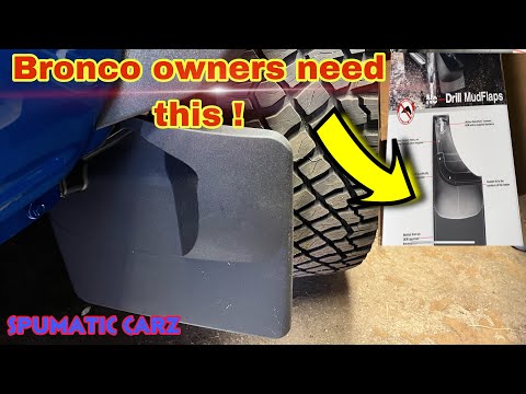 Must Do! For 6th Gen Bronco with Sasquatch PKG *WeatherTech Mudflaps*