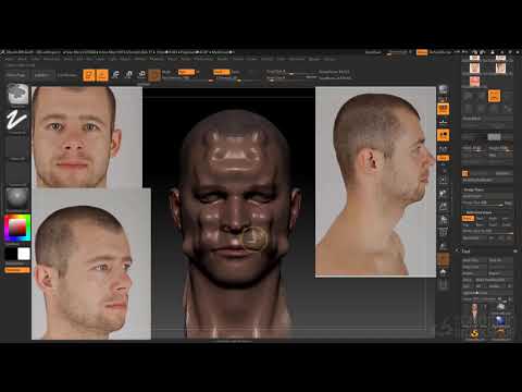 36 | Использование фотореференсов в ZBrush | Introduction to ZBrush