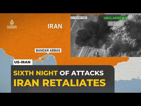 US launches sixth night of strikes on Iran as tensions escalate across Middle East