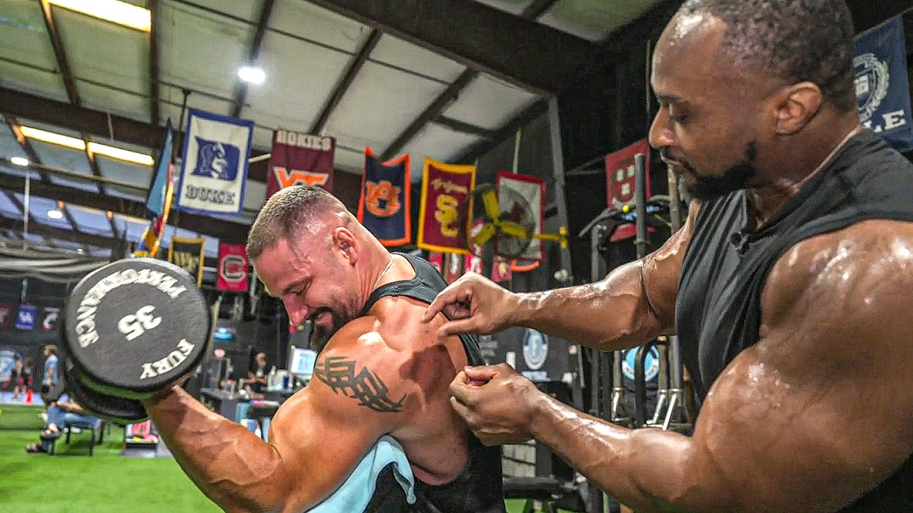 Bron Breakker trains for Seth Rollins' Steel Cage Match with Big E