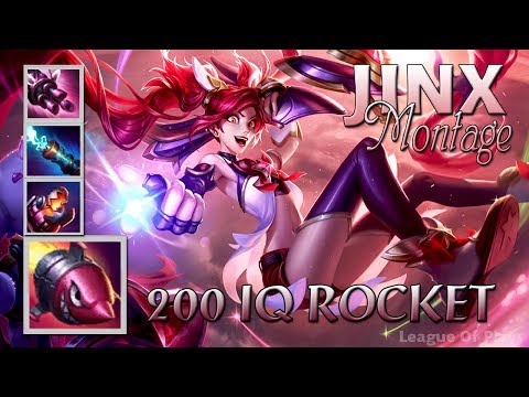 Jinx Montage #1 - 200 IQ ROCKET, PENTAKILLS (League Of Legends)