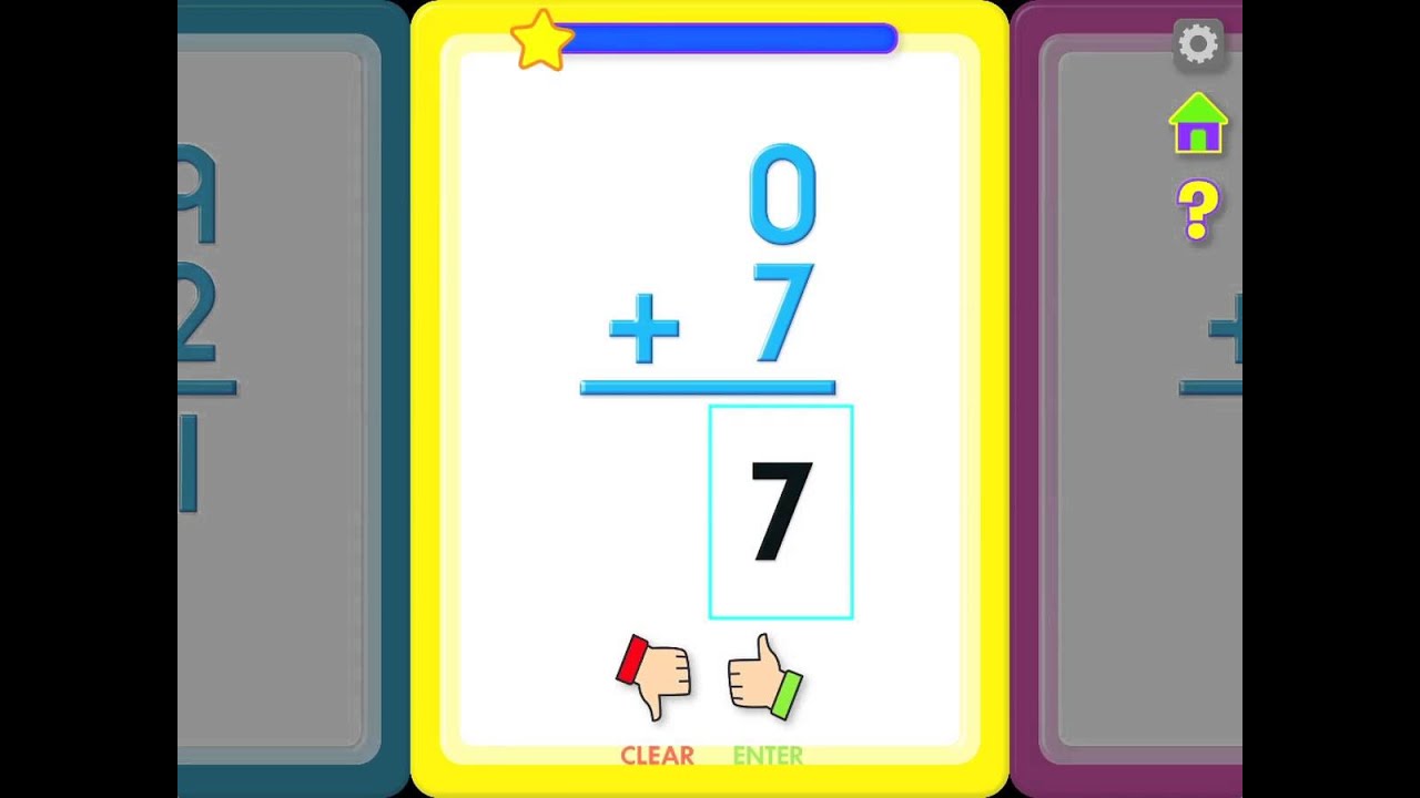 Addition Flash Cards App (Android) from School Zone - Learn Early Math Skills!