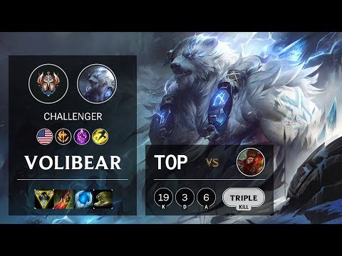 Volibear Top vs Wukong - NA Challenger Patch 10.12