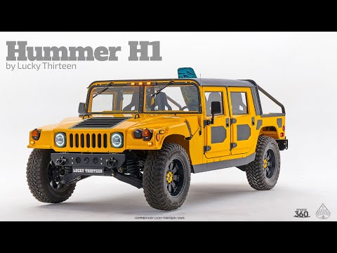 Hummer H1 LuckyThirteen 4K in Studio360.lv
