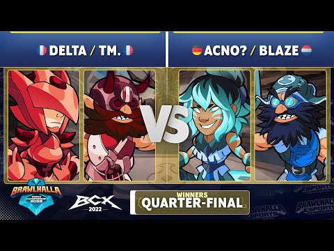 Delta & TM. vs. Acno? & Blaze - Winners Quarter-Final - Brawlhalla World Championship 2022