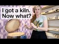 I got a kiln. Now what? Tips for very beginner kiln owners.