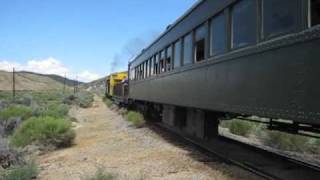 preview picture of video 'Nevada Northern RR Steam Run-by #1a 2010'