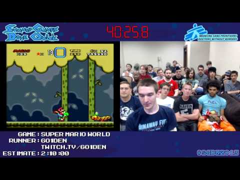Super Mario World Speedrun at Summer Games Done Quick 2013