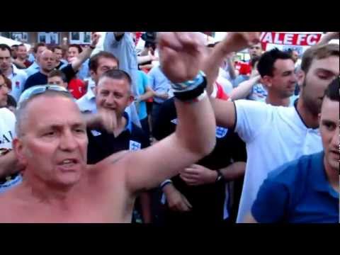 English and Swedish football fans, EURO 2012, Kiev