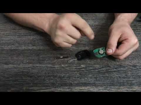 Замена батарейки в ключе рено логан степвей