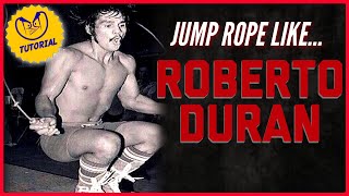 This Roberto Duran Jump Rope Skill Will Make Your Legs EXPLODE 😧🔥 (Double Under Squat Jump Tutorial)