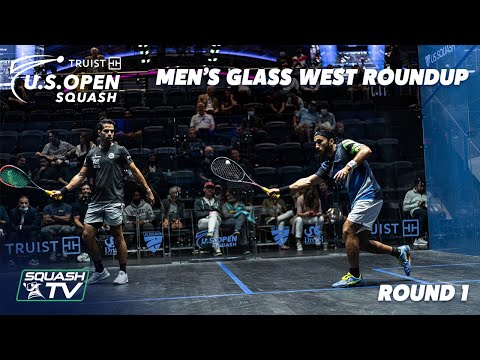 Squash: U.S. Open 2021 - Men's Glass West Roundup - Rd 1