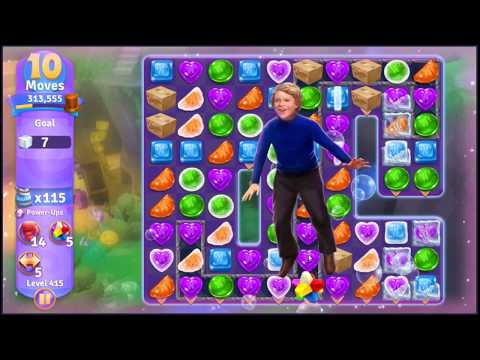 Wonka's World of Candy Level 415 - NO BOOSTERS + FULL STORY 🍫 | SKILLGAMING ✔️