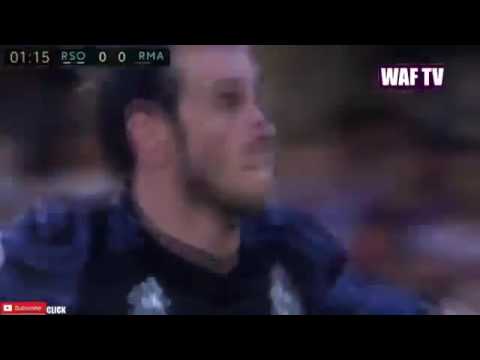 Gol de gareth bale 1—0 Real Sociedad vs Real Madrid