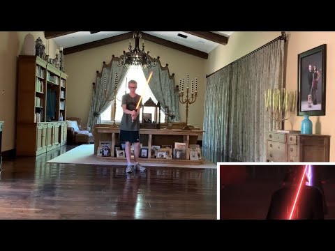 Darth Vader vs Ahsoka Tano Reenactment