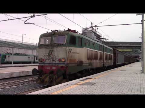 E655.188 sul MRS 57412 Frosinone - Cuneo, in transito a Roma Tiburtina