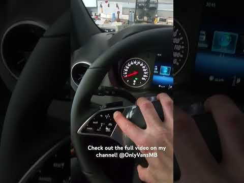 How to access workshop menu 2025+ Mercedes sprinter with new steering wheel