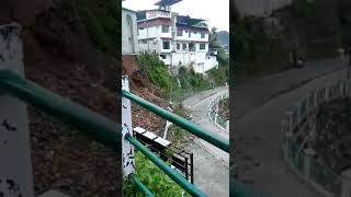 Landslide after the rain in Uttarakhand