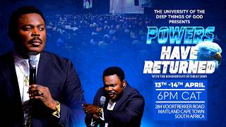 Download lagu Powers have Returned | The University of The Deep Things of God with The Bondservant of Christ John mp3