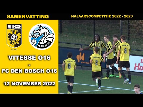 Samenvatting Vitesse O16 - FC Den Bosch O16 zaterdag 12 november 2022