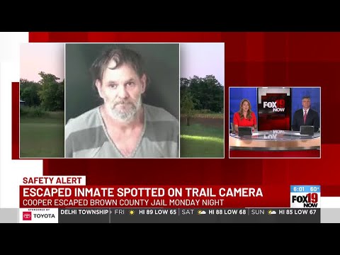 Escaped inmate spotted on trail camera