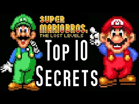 Super Mario Bros TOP 10 SECRETS in the Lost Levels (SNES)