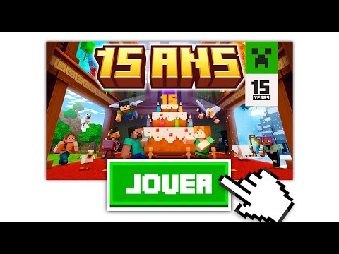 La Map des 15 ANS de Minecraft est Incroyable...