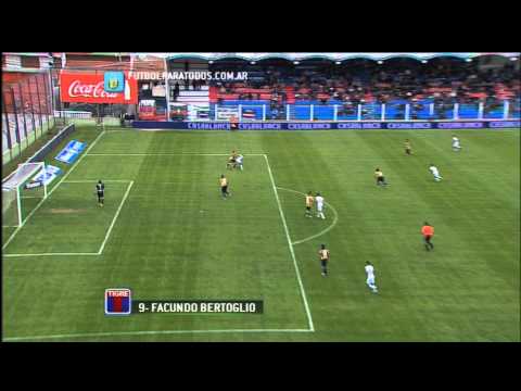 Bertoglio. Tigre 4 - Central 1. Fecha  7. Primera División 2014. FPT