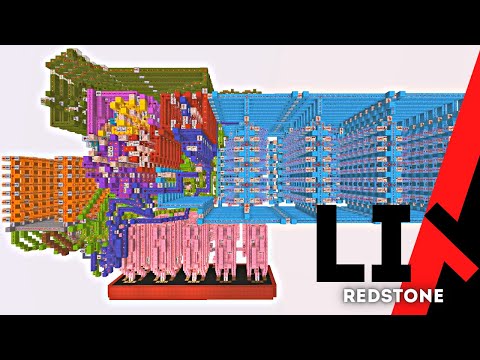 Flix7 - Red Threads 2: a 1Hz Computer in Redstone in Minecraft